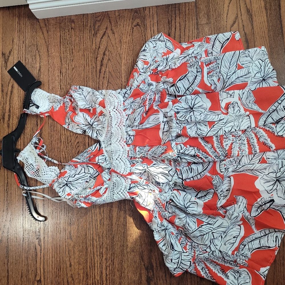 Orange dress